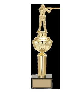 ODAK KUPA - Figürlü Kupalar - Atıcı Figürlü Kupalar FG-047 C - 39 cm