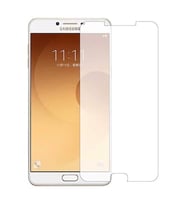 Samsung Galaxy C9 Pro Ekran Koruyucu Yeni Nesil HD Kalite Tempered Glass Cam (Renksiz)