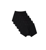 Erkek Boxer 6'li Paketler %95 Pamuk - Premium Collection (Siyah)