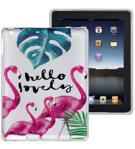 Apple Ipad 2 Ipad 3 ve Ipad 4 Nesil Baskılı Silikon Kılıf BK-101