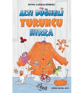 Altı Düğmeli Turuncu Hırka
