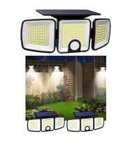 Greentech Güneş Enerjili 223 Cob Ledli, Hareket Sensörlü, 3 Taraflı Aydınlatma / GT-SL25