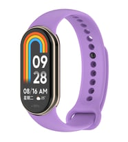 Lexroo Xiaomi Mi Band 9 Serisi Klasik Kordon Silikon Strap Kayış - Lila