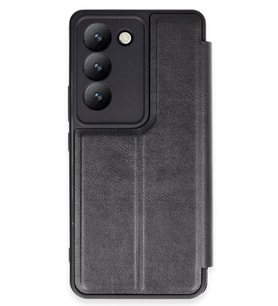 V30 Lite 4G Kılıf Flip Cover - Siyah