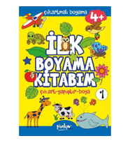Çıkartmalı İlk Boyama Kitabım 4+ Yaş-1