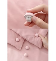 MANTAR ŞEKLİNDE YORGAN SABİTLEYİCİ PEMBE 8 ADET