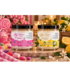 El Yapımı Sweet&Limon Kokulu Mum
