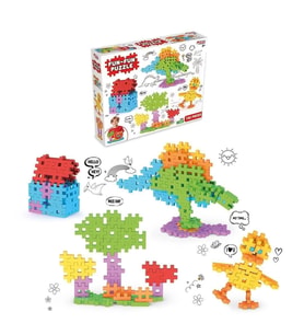 Fun-Fun Lego Puzzle Eğitici Set Okul Öncesi 192 Parça (Karışık)