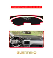 VOLKSWAGEN Passat (2006-2012) - (B6/CC; ) B7TORPİDO KORUMA HALISI KIRMIZI KENAR