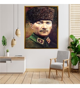 ÇERÇEVELİ ATATÜRK TABLO S757
