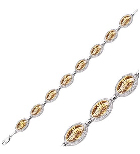 OSMANLI TUĞRALI 925 AYAR GÜMÜŞ BİLEKLİK (Karışık)