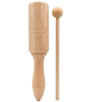 Temel Ahşap Agogo Ritim Müzik Aleti 20 cm