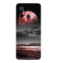 Xiaomi Redmi 12C Kılıf Resimli Desenli Silikon Platinium Series Red World 1836