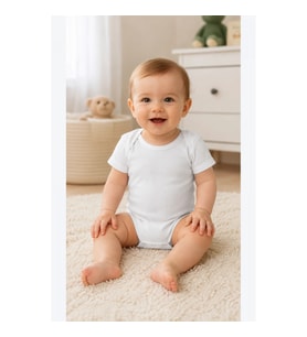 3-18 Ay Çıtçıtlı Bebek Zıbını – 4 Adet Set