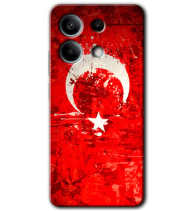 Redmi Note 13 4G Kılıf HD Desen Baskılı Kılıf - Albayrak 2