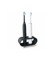 Diş Fırçası Standı 2’li Elektrikli Diş Fırçası Tutucu Banyo Organizer Sert Plastik Stand