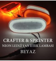 Sprinter Crafter Uyumlu Neon Ledli Yan Etek Lambası Beyaz 1 Adet