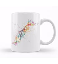 Dna Molecule Kupa Bardak Porselen
