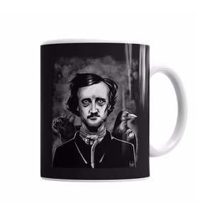 Nevermore  Edgar Allan Poe Kupa Bardak Porselen