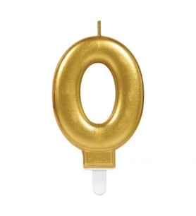 0 Rakam Mum Gold Renk