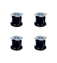 Bekleme Ayak Tablalı - 50MM - Siyah HKS280 - 4 Adet
