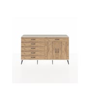 Arges Konsol Tek Raflı 6 Çekmeceli 2 Kapaklı 176x30x99 Aytaşı-Çam