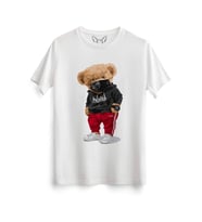 Hello Rap Tedy Bear Beyaz Tshirt