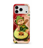 İPhone 17 Pro Novera Cozy Friends Collection Çift Katmanlı Essential Tough Telefon Kılıfı