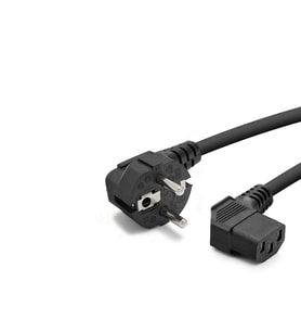 Kasa Güç Kablosu C13 3 Pin 1 Mm 500W L Tip 1.8 M HDX5555