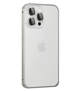 iPhone 15 Pro Max Metal Bumper Mat Kapak - Gri