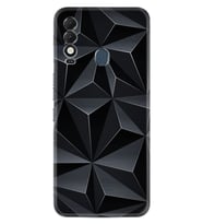 Spark 8T Kılıf Silikon Desen Özel Seri Prizmalar 1782