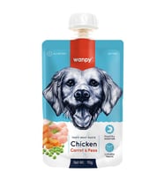 Wanpy Taze Tavuklu&Havuçlu Köpek Et Ezmesi 90 gr