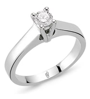 Romeo Pırlanta 0.23 Ct Tektaş Yüzük RM20023 (Çok Renkli)