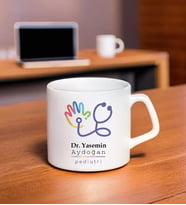 İsme Pediatri Doktor Temalı Espresso Bardak