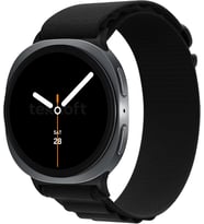 Samsung Galaxy Watch 9/8 (40mm/44mm) ve Watch 8 Classic (46mm) ile Uyumlu Metal Bağlantılı, Hafif ve Yumuşak Kumaş Alpine Loop Kordon