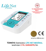 Üst Koldan Ölçer Dijital Tansiyon Aleti Nabız Ölçer USB Girişli JN-163D Yeşil