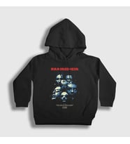 Presmono Unisex Çocuk Siyah Movie Rammstein Kapüşonlu Sweatshirt 106241tt