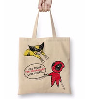 Deadpool Wolverine Marvel Bez Çanta Uzun Saplı