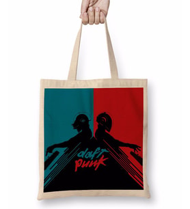 Daft Punk Bez Çanta Uzun Saplı