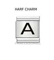 İTALYAN BİLEKLİK A HARFİ CHARM CHARM HARF 1 YIL RENK GARANTİLİ ÇELİK FMACCESORİES