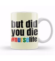 Nurse Gift İdea Funny Saying Quote  Nursing Medical Kupa Bardak Porselen