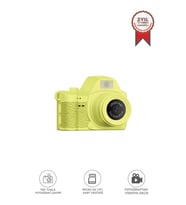 Dijital Fotoğraf Makineleri Video Mini Kamera 2K Video 128GB Destekli CMR42 Sarı (Pembe)