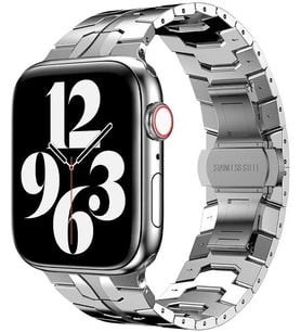 Apple İle Uyumlu Watch 42mm KRD-63 Metal Kordon Gümüş