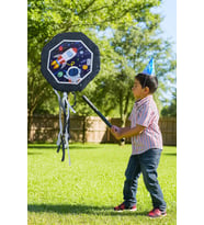 Pinyata Kozmik Uzay Glaksi 42cm. ahş.sop.püsk-SİYA