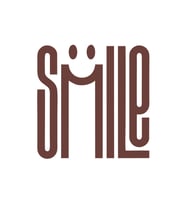 Smile Sticker  17x17 Cm Kahverengi
