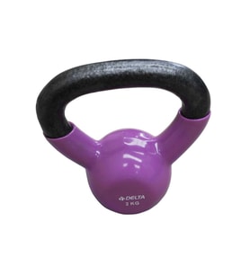 Delta 2 Kg Kettlebell Ağırlık Çaydanlık Dambıl Lila CKD 131