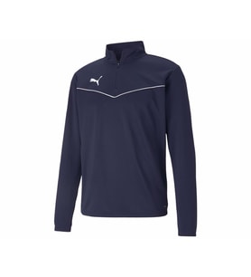 Puma Teamrise 1/4 Zip Top Erkek Futbol Antrenman Uzun Kollu Tişört 65739406 Lacivert