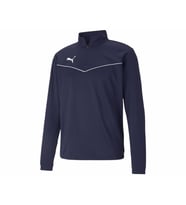 Puma Teamrise 1/4 Zip Top Erkek Futbol Antrenman Uzun Kollu Tişört 65739406 Lacivert