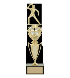 ODAK KUPA - Figürlü Kupalar - Masa Tenisi Kadın Figürlü Kupalar FG-044 C - 37 cm