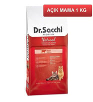 Dr.Sacchi Premium Natural Beef Yetişkin Kedi Maması 1 kg AÇIK